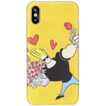 Cartoon Network Johnny Bravo Aizmugurējais Silikon