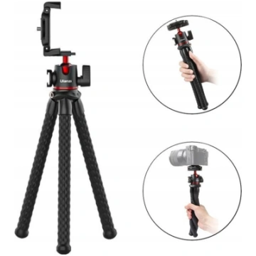 Ulanzi Flexible Tripod Head Holder Camera Camcorde