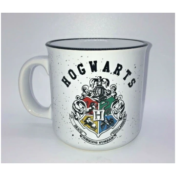 Harry Potter Hogwarts Crest Camper Mug 20oz Silver