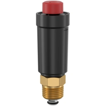 Atgaisotājs 1/2" Flexvent taisnais melns 991112 FL