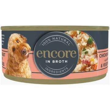 ENCORE Dog Chicken with Ham & Vegetables 156g - ko