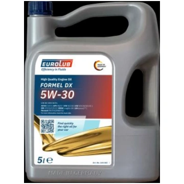 EUROLUB 244005 - FORMEL DX5W30 C2-C3 5L SN-CF. VW 