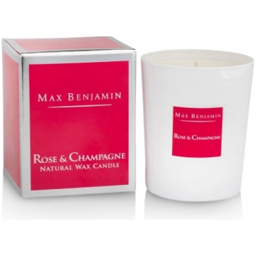 Max Benjamin Luxury Natural Candle Rose & Champagn