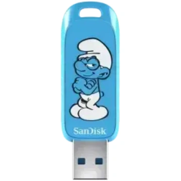 SanDisk 64GB Brainy Smurf Edition USB zibatmiņa