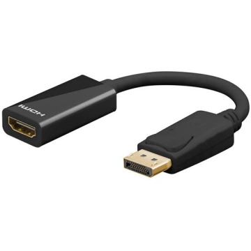 Video adapteris DisplayPort M - HDMI F, DP 1.2, me