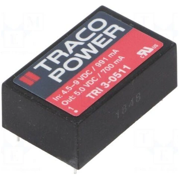 Converter: DC/DC | 3.5W | Uin: 4.5÷9V | Uout: 5VDC