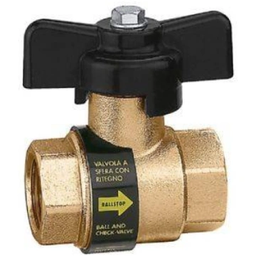 CALEFFI Valvola con ritegno a farfalla FF - 3/4"