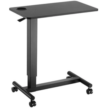 Up Up Forseti Adjustable Height Table, Black B-1-2
