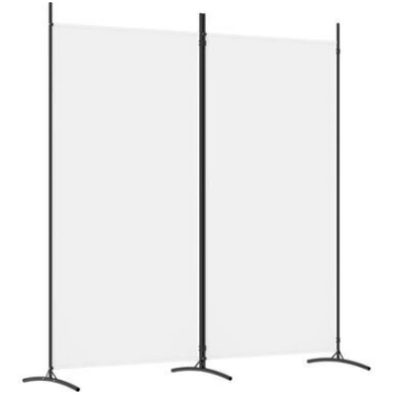 Telpas nodalījums, 2 daļu, balts, 175x180cm, audum
