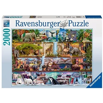 puzle ravensburger 2000 gabalu dzīvnieku valstība