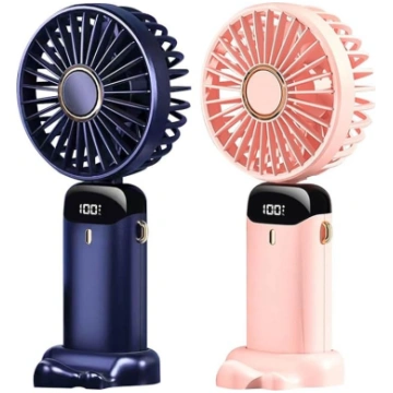 Portatīvs mini rokas ventilators, USB uzlādējams v