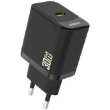 Dudao A27P 30W PD GaN USB-C Black lādētājs A27PEU-