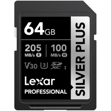 Lexar Professional SILVER PLUS SDXC 64GB memory ca