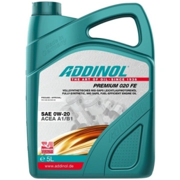 Addinol Premium 020 FE 0w20 VW 508.00/509.00 eļļa 