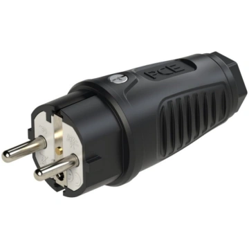 PCE Wtyczka gumowa 16A 230V IP54 UNI SCHUKO TAURUS