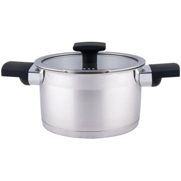 Nerūsējošā tērauda katls UNIWELL, ar vāku, ø 24 cm
