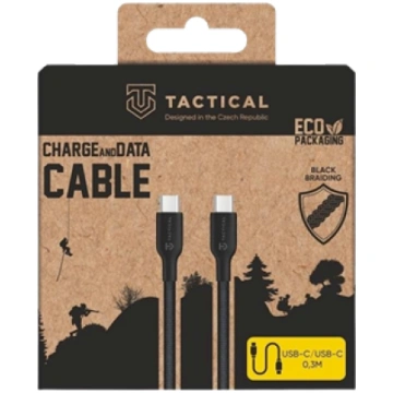 Tactical Stitch Thread USB-C/USB-C Cable 0.3m / bl