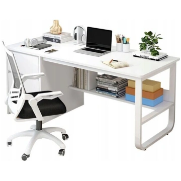 Datorgalds moderns balts 100 cm