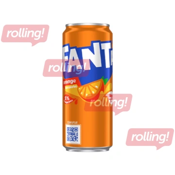 Gāzēts dzēriens Fanta, skārdene, 330ml (Taras depo
