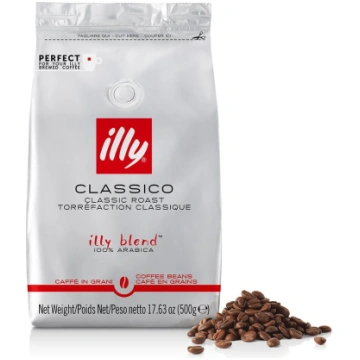 Illy classico kafijas pupiņas, vidēji grauzdētas, 