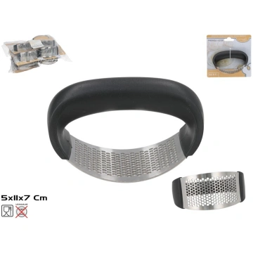 Ķiploku spiede 11 x 5 x 7 cm melna KITCHENGO ( 844