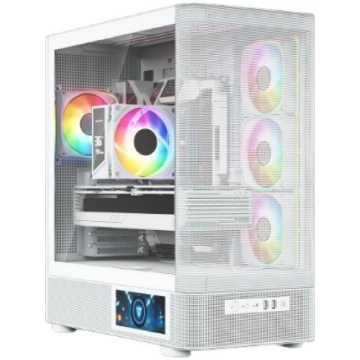 PC case Volcano AQ400 ARGB MIDI WHITE