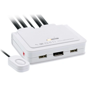 InLine InLine® KVM Switch, 2-port, USB-C + Display