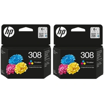 HP 2 x 308 krāsu tintes kasetnes Envy 6122e, 6532e