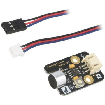 Sensor: sound; analog; Gravity; 5VDC; module,cable