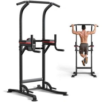 ZENOVA Pull-Up Bar Power Tower Dip Bar Pull-Up Sta