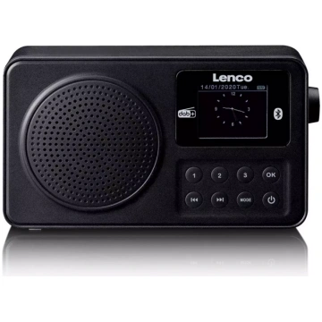 Lenco PDR-033BK Pārnēsājamais Radio FM / Bluetooth