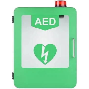 KYZTMHC AED defibrilatora glabāšanas skapis, pie s