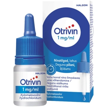 Otrivin deguna pilieni 0,1%, 10 ml
