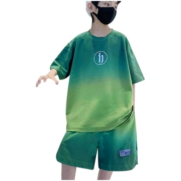 Tracksuit bērnu vasaras cietā poga krekls krekls b