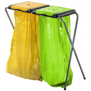 Atkritumu maisu statīvs, melns, 120L