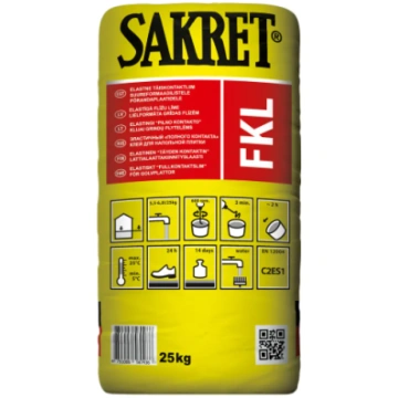 Sakret FKL Elastīgā flīžu līme lielformāta flīzēm 