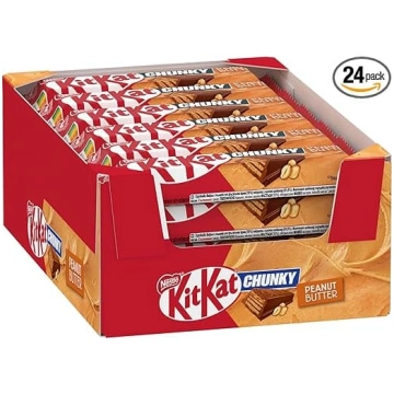KitKat Nestlé KitKat Chunky zemesriekstu sviesta š