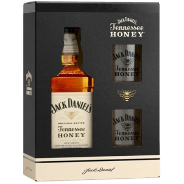 Jack Daniels Honey + 2 Glāzes