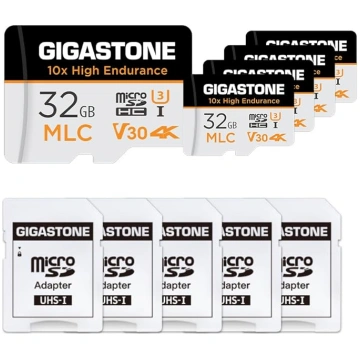 [10x augstas izturības] GIGASTONE MLC 32GB 5-Pack 
