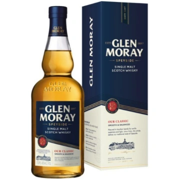 Viskijs Glen Moray Classic Single Malt 40%
