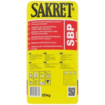 SAKRET SBP 2.0, Dekoratīvais apmetums "biezpiens",