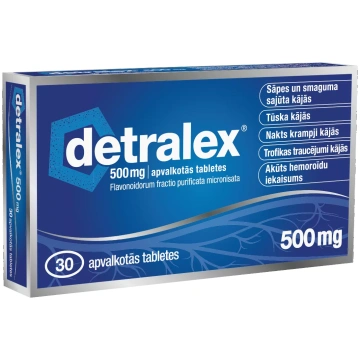 DETRALEX 500 mg tabletes, 30 gab