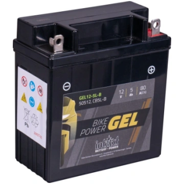 121 x 61 x 131 - + Intact Bike Power GEL 12V 5Ah(c