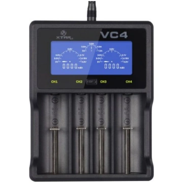 XTAR VC4 LCD Universal Charger with Protection for
