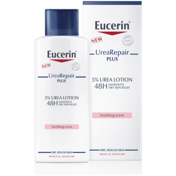 EUCERIN Urea Repair Plus 5% losjons ar nomierinošu