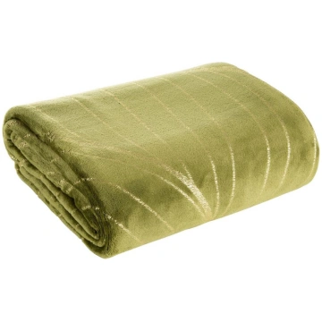 Pledi K125-C, olīvzaļa krās./zelta krās., 150 cm x