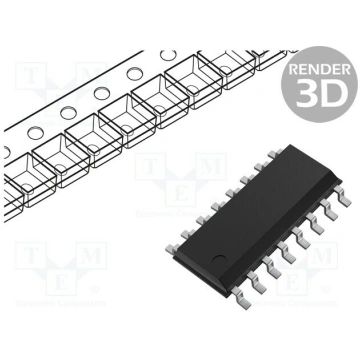 IC: digital; binary 1 to 4,decoder,demultiplexer; 