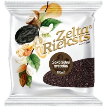 Šokolādes graudiņi 100g ZELTA RIEKSTS