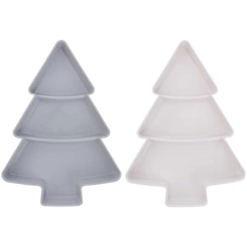 TOYANDONA 2 Pack Christmas Snack Plastmasas Ziemas