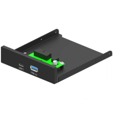 CASE ACC FRONT 3.5" PANEL/USB 2P FDI3-U3C-01 GEMBR